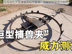 方舟生存进化大型捕兽夹制作指南：详解材料获取与制作步骤