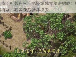 热血传奇手机版白日门小怪爆残卷秘密揭晓：揭秘小怪掉落机制与残卷获取途径探索