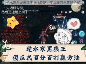 逆水寒手游黑狼王挑战攻略：实战技巧与策略分享