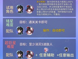 《崩坏3：全速前进，攻略解析31-4关卡突破秘籍》