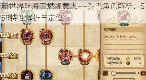 新世界航海王燃烧意志——乔巴角色解析：SSR特性解析与定位