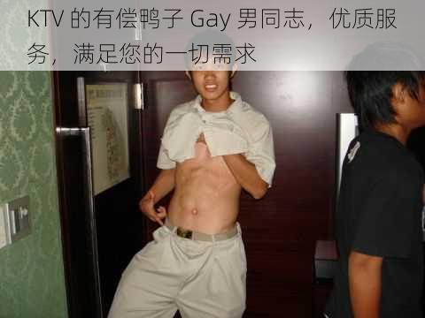 KTV 的有偿鸭子 Gay 男同志，优质服务，满足您的一切需求