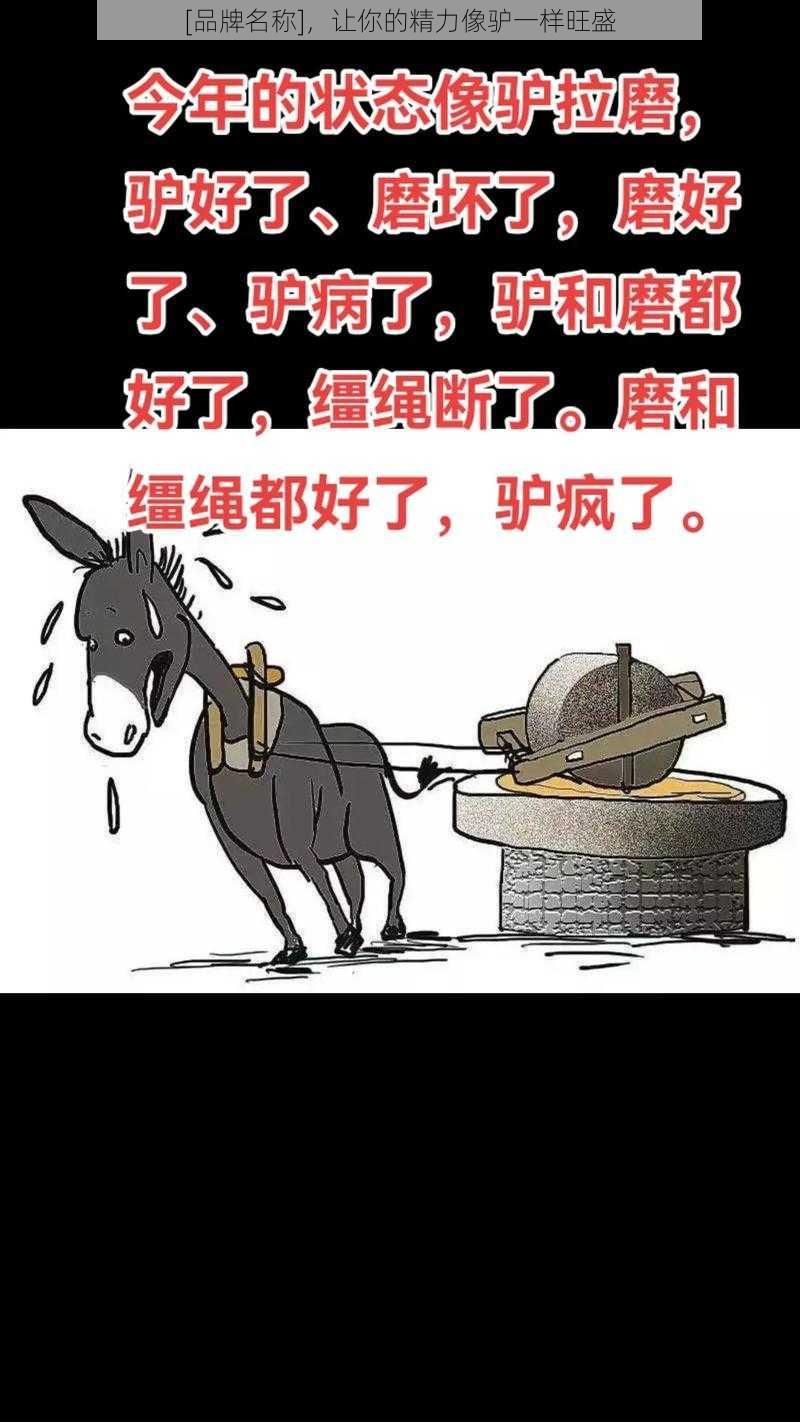 [品牌名称]，让你的精力像驴一样旺盛