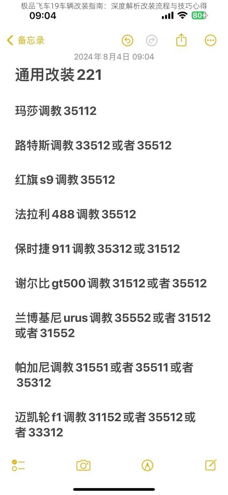 极品飞车19车辆改装指南：深度解析改装流程与技巧心得