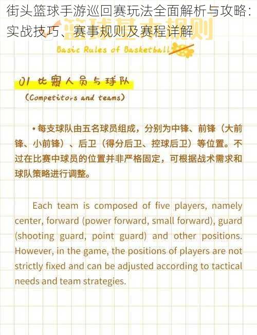 街头篮球手游巡回赛玩法全面解析与攻略：实战技巧、赛事规则及赛程详解