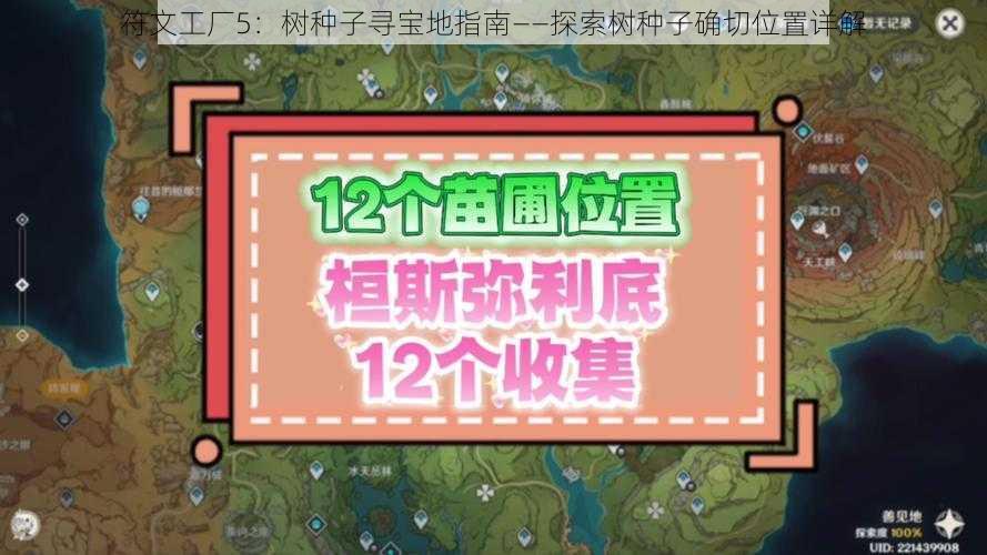 符文工厂5：树种子寻宝地指南——探索树种子确切位置详解