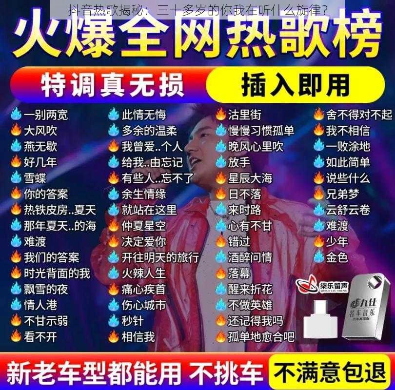 抖音热歌揭秘：三十多岁的你我在听什么旋律？