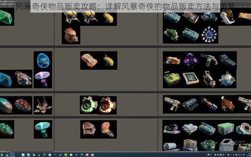 风暴奇侠物品贩卖攻略：详解风暴奇侠的物品贩卖方法与策略