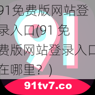 91免费版网站登录入口(91 免费版网站登录入口在哪里？)