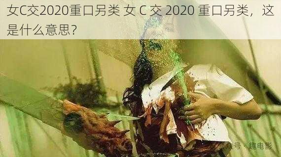 女C交2020重口另类 女 C 交 2020 重口另类，这是什么意思？