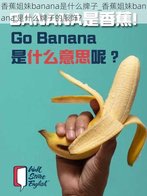 香蕉姐妹banana是什么牌子_香蕉姐妹banana 是什么牌子的服饰？