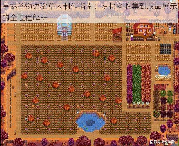 星露谷物语稻草人制作指南：从材料收集到成品展示的全过程解析