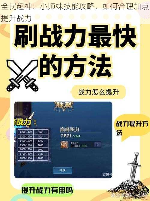 全民超神：小师妹技能攻略，如何合理加点提升战力