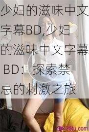 少妇的滋味中文字幕BD,少妇的滋味中文字幕 BD：探索禁忌的刺激之旅