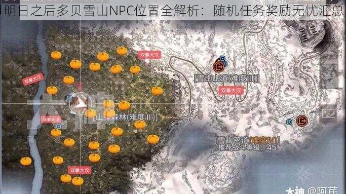 明日之后多贝雪山NPC位置全解析：随机任务奖励无忧汇总