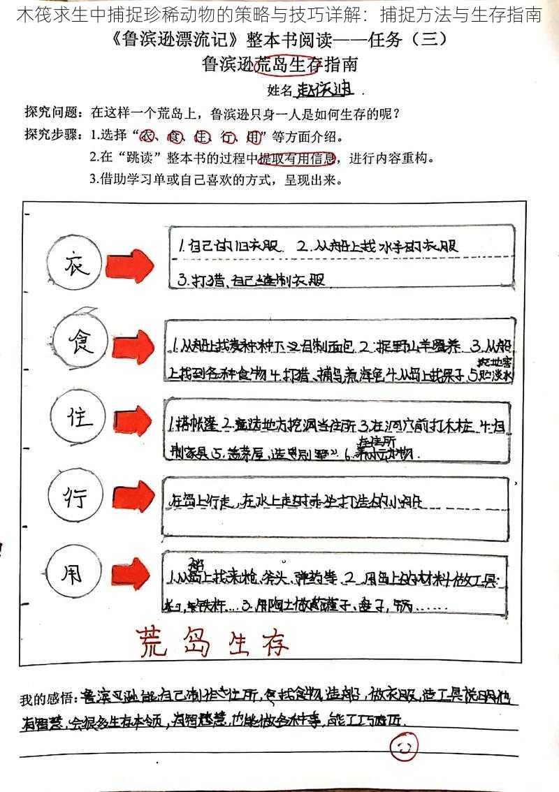 木筏求生中捕捉珍稀动物的策略与技巧详解：捕捉方法与生存指南