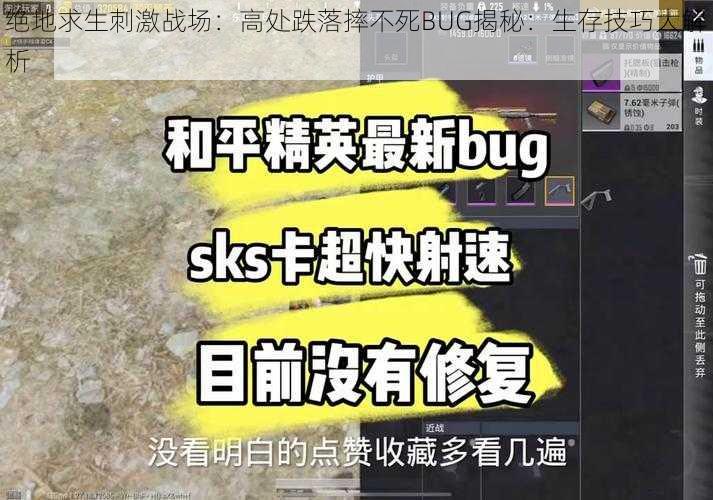 绝地求生刺激战场：高处跌落摔不死BUG揭秘：生存技巧大解析