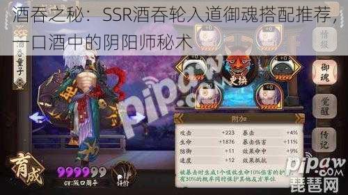 酒吞之秘：SSR酒吞轮入道御魂搭配推荐，一口酒中的阴阳师秘术